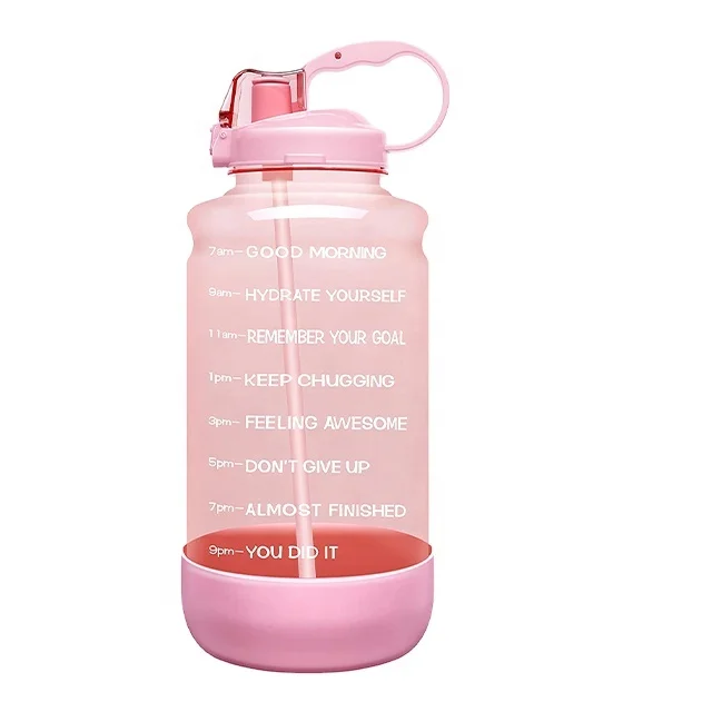 2021 Large 1 gallon/122 oz inspirational time-marked water bottle with straw, BPA-free, non-slip and leak-proof, Customized color
2021 Large 1 gallon/122 oz inspirational time-marked water bottle with straw, BPA-free, non-slip and leak-proof, Customized color
