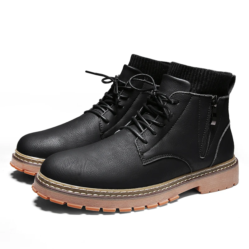 New Fashion Men's High Top Board Shoes Casual Sports Trendy Shoes Man Casual Sneaker
New Fashion Men's High Top Board Shoes Casual Sports Trendy Shoes Man Casual Sneaker
