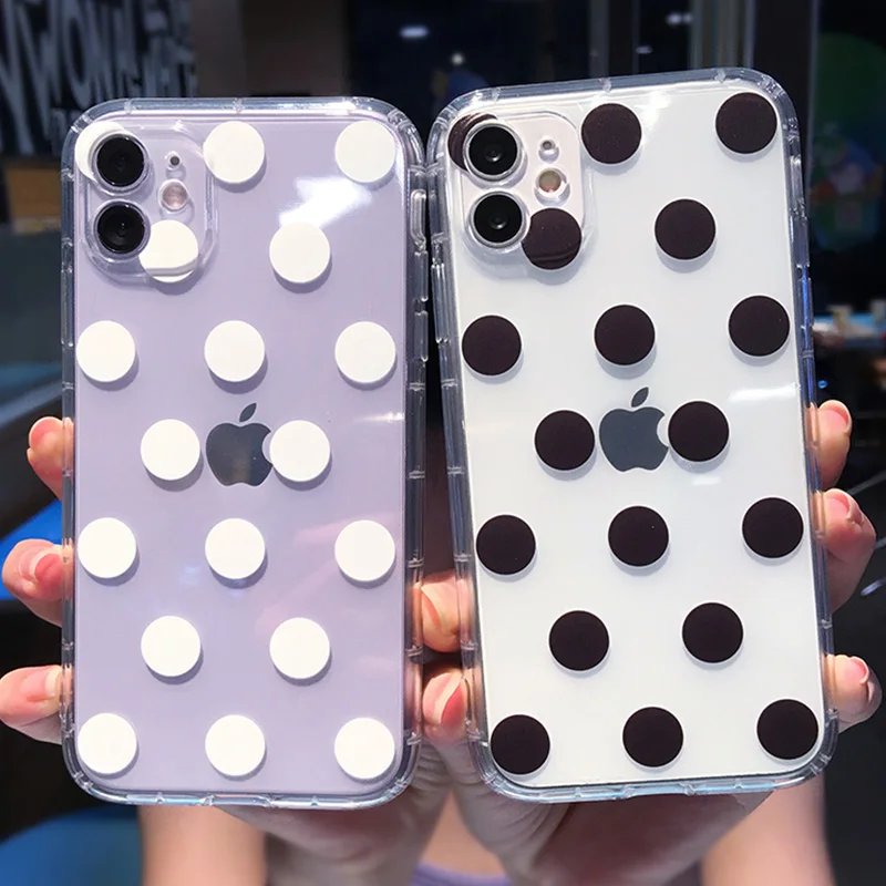 Transparent Wave Point Phone Case For iPhone SE 2020 11Pro Max XR XS Max X XS 7 8 Plus Love Heart Soft Back Cover For iPhone 11
Transparent Wave Point Phone Case For iPhone SE 2020 11Pro Max XR XS Max X XS 7 8 Plus Love Heart Soft Back Cover For iPhone 11