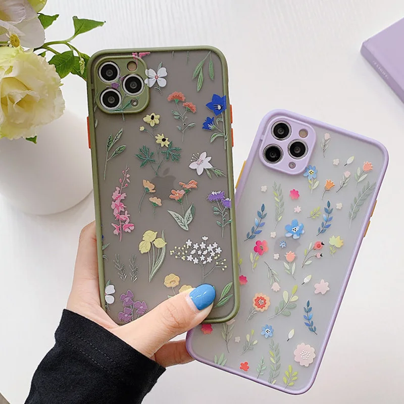 Luxury Cute Flower Case For iPhone 12 Pro Max X XR XS Max 7 8 Plus SE2020 12 Mini Bumper Matte Phone Back Cover Coque Funda
Luxury Cute Flower Case For iPhone 12 Pro Max X XR XS Max 7 8 Plus SE2020 12 Mini Bumper Matte Phone Back Cover Coque Funda