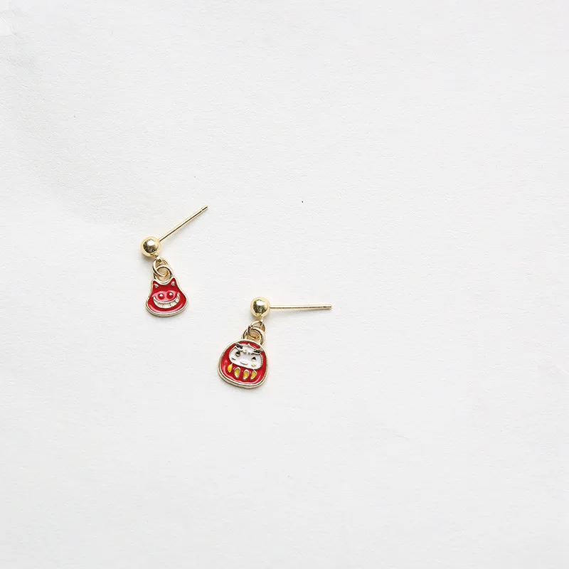 JUHU Explosive new year red festive villain earrings, exquisite dripping three-dimensional earrings, cute personalized jewelry
JUHU Explosive new year red festive villain earrings, exquisite dripping three-dimensional earrings, cute personalized jewelry