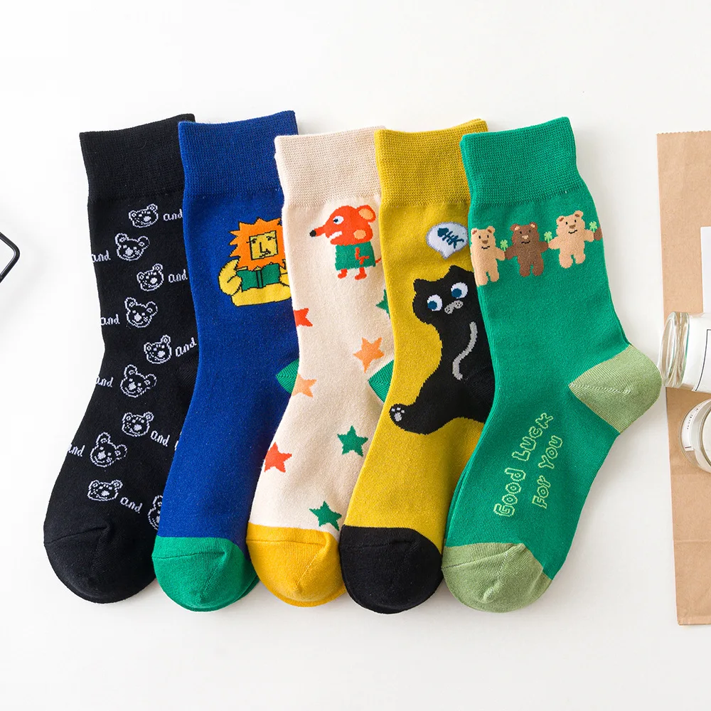 men and women fashion socks four seasons cartoon animal cute socks tube new wild stockings high-cut personality couple cotton, As picture
men and women fashion socks four seasons cartoon animal cute socks tube new wild stockings high-cut personality couple cotton, As picture