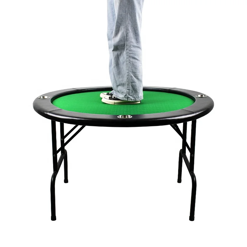 YH Wholesale High Speed Cloth 48inch Folding Steel Leg Round Folding Texas Poker Table
YH Wholesale High Speed Cloth 48inch Folding Steel Leg Round Folding Texas Poker Table