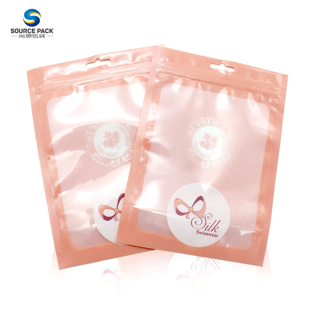 Clear Window Plastic Clothing Bag Custom Logo Plastic Poly Bag For Clothing Underwear
Clear Window Plastic Clothing Bag Custom Logo Plastic Poly Bag For Clothing Underwear