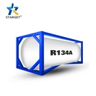 99.99% Purity Automotive Gas Gas Mixing Hfc Gas R134A Iso Tank