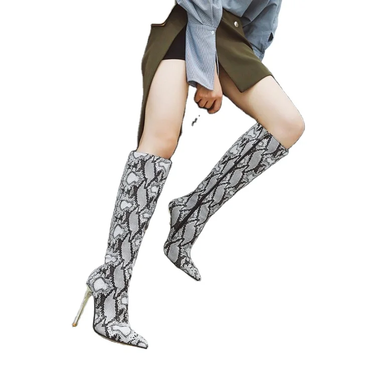 Leather Leopard Cowboy Women Shoes High Heels Autumn Winter Knee High Boots Women Snakeskin Leopard Long Boots Sexy Shoes Woman
Leather Leopard Cowboy Women Shoes High Heels Autumn Winter Knee High Boots Women Snakeskin Leopard Long Boots Sexy Shoes Woman