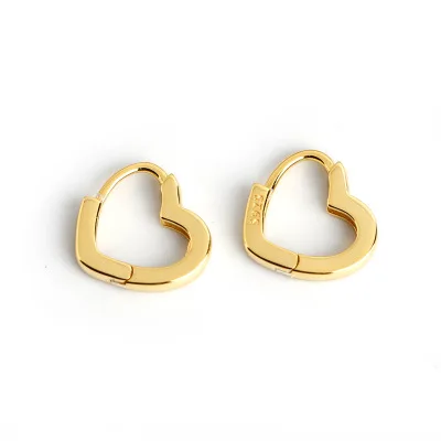 Hot Selling 925 Sterling Silver Earrings Women Heart Earring 925 Sterling Silver Gold Plated Earrings
Hot Selling 925 Sterling Silver Earrings Women Heart Earring 925 Sterling Silver Gold Plated Earrings