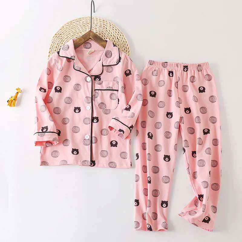 Children's Pajamas Set Spring Autumn Children's Home Clothes Boys and Girls' Two Piece Pajamas
Children's Pajamas Set Spring Autumn Children's Home Clothes Boys and Girls' Two Piece Pajamas