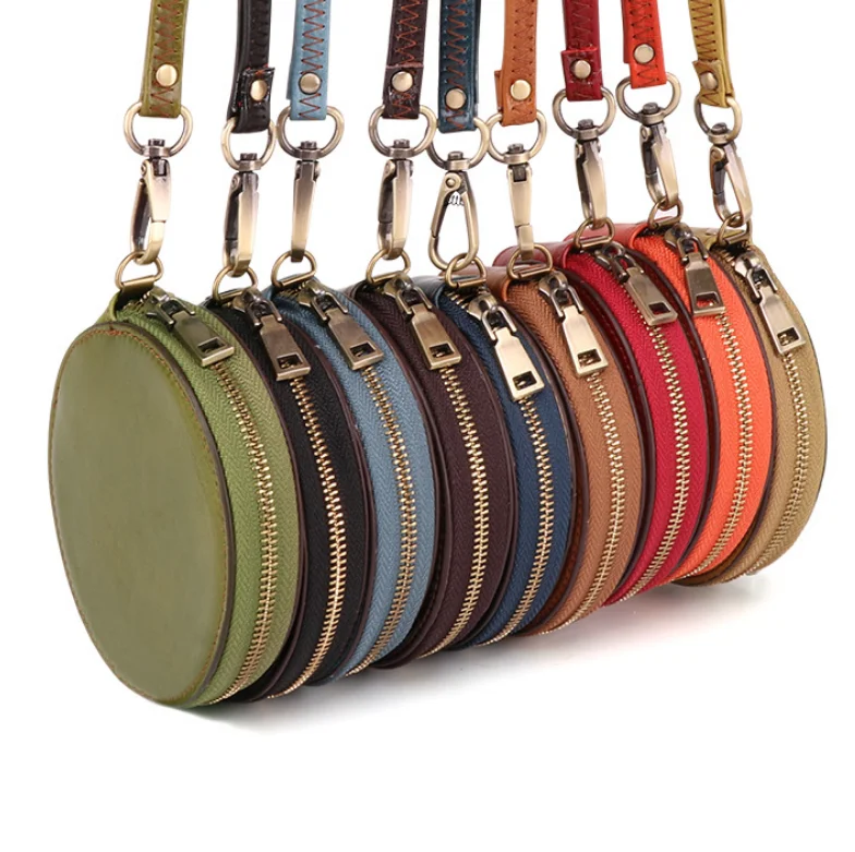 Simple Round Coin Bag Wristlet, Blue,black,red,pink
Simple Round Coin Bag Wristlet, Blue,black,red,pink