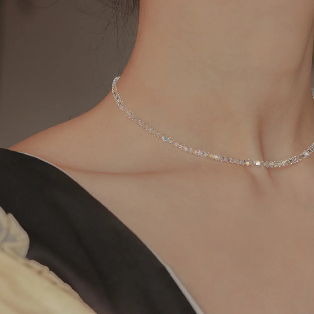 2023 China Wholesale Women Trendy Handmade Fashion Jewelry Bling Clear Crystal Bead Necklace
2023 China Wholesale Women Trendy Handmade Fashion Jewelry Bling Clear Crystal Bead Necklace
