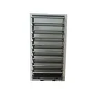 China factory hurricane impact aluminum frame plantation shutter glass louver windows