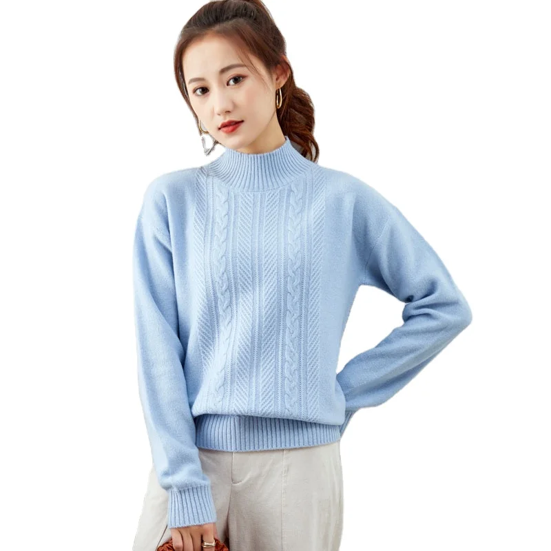 2021 Hot Wholesale Beautiful Soft Comfortable 100% Wollen Knit Sweater Woman Pullover, Customized color
2021 Hot Wholesale Beautiful Soft Comfortable 100% Wollen Knit Sweater Woman Pullover, Customized color