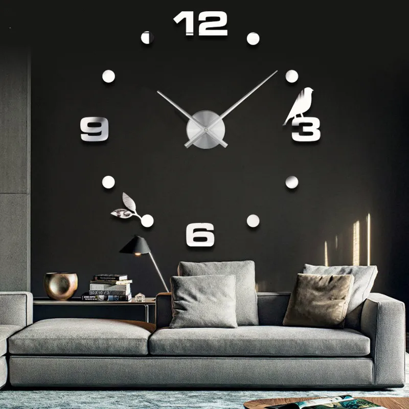 Acrylic Wall Sticker Clock Creative DIY Decorative Wall Mounted Clock for Living Room
Acrylic Wall Sticker Clock Creative DIY Decorative Wall Mounted Clock for Living Room