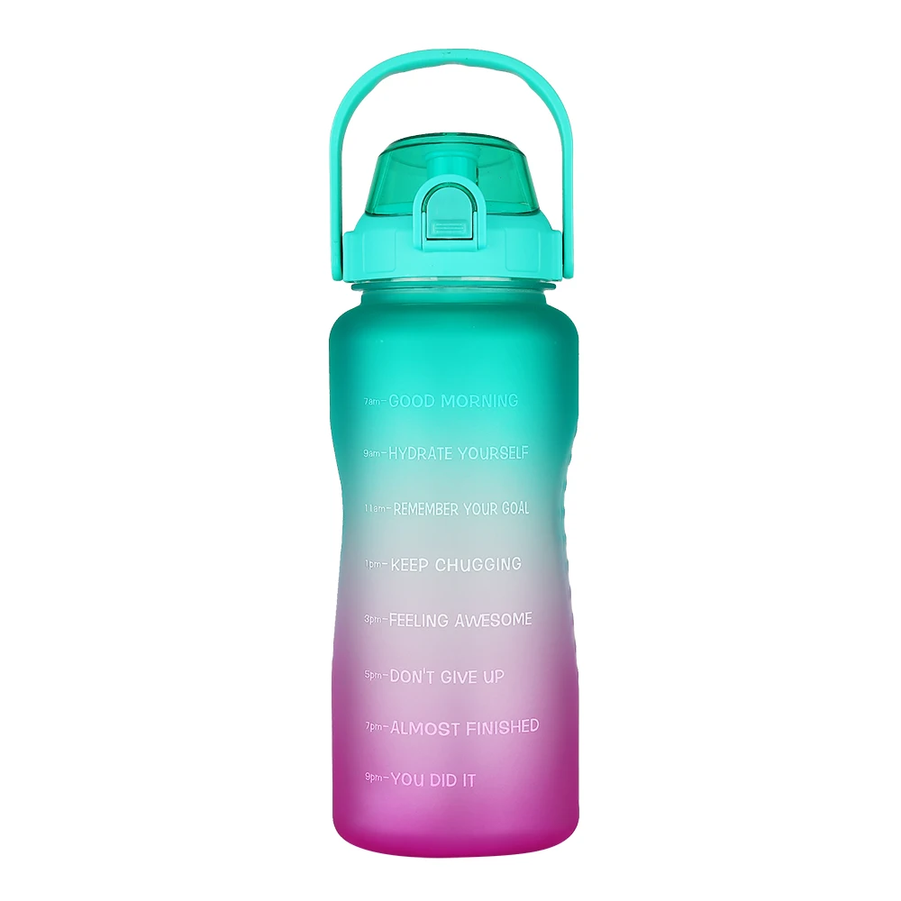 Large Capacity 64oz/2.2 Litre Portable Handle Lid Plastic Gym Sports Direct Drinking Water Bottles Custom Logo with Time Marker
Large Capacity 64oz/2.2 Litre Portable Handle Lid Plastic Gym Sports Direct Drinking Water Bottles Custom Logo with Time Marker