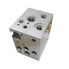 5AXIS CNC milling precision parts Clear Anodized 6061 6063 aluminum hydraulic Manifold Block for agricultural