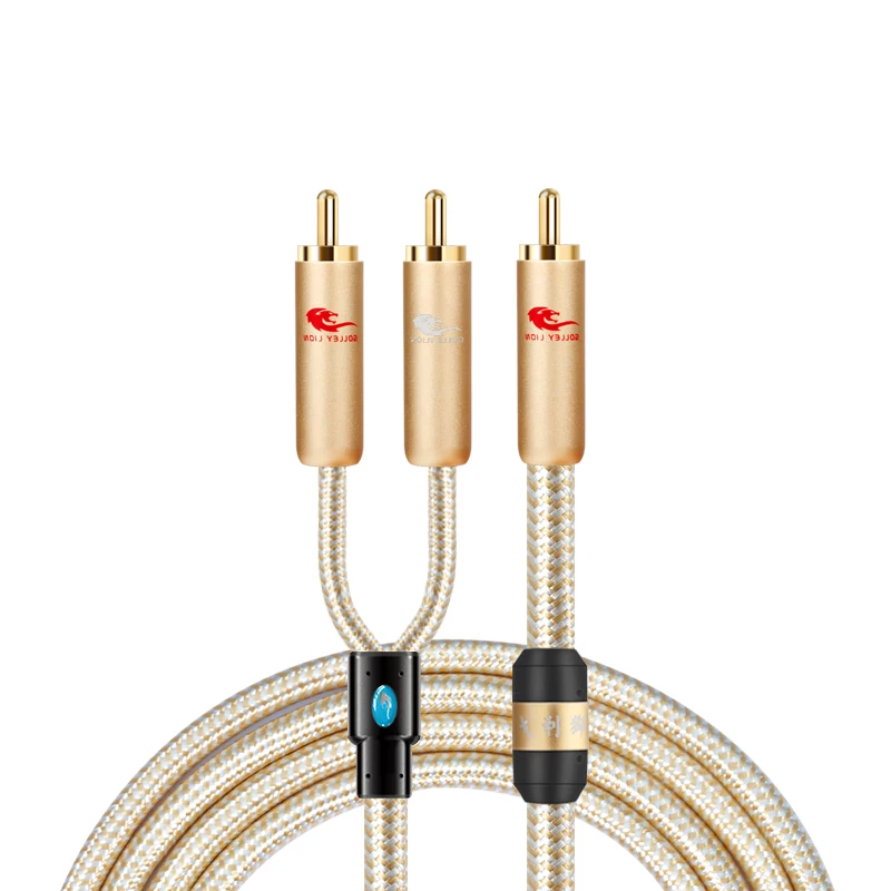 2020 HIFI Car Gold Plated Connector RCA to 2 RCA Male RCA Splitter TV Cable, Customizable
2020 HIFI Car Gold Plated Connector RCA to 2 RCA Male RCA Splitter TV Cable, Customizable