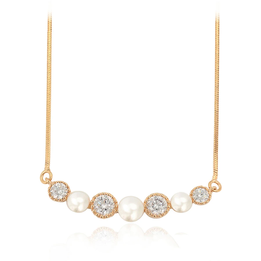 46309 xuping jewelry fashion gold necklaces 18k gold plated ladies pearl necklace christmas gifts
46309 xuping jewelry fashion gold necklaces 18k gold plated ladies pearl necklace christmas gifts