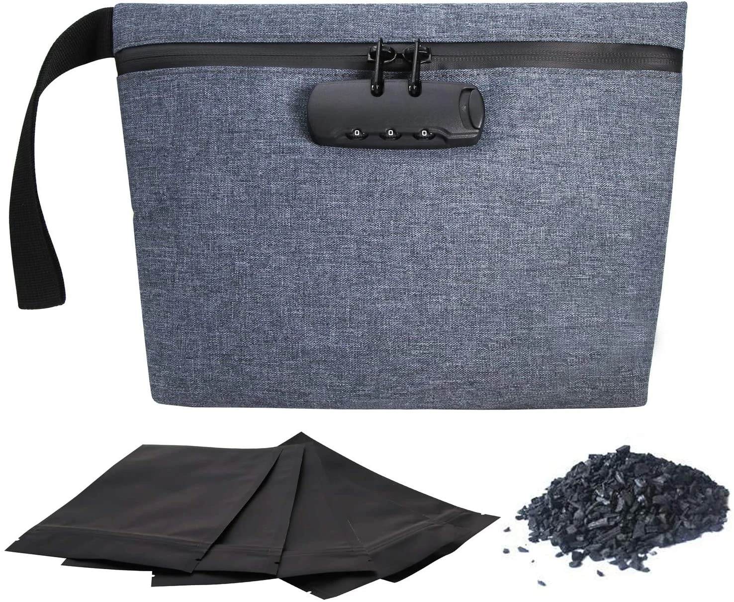 Custom Waterproof Weed Odor Smell Proof Lock Bag for Carbon Lining with Lock, Black or can be customized
Custom Waterproof Weed Odor Smell Proof Lock Bag for Carbon Lining with Lock, Black or can be customized
