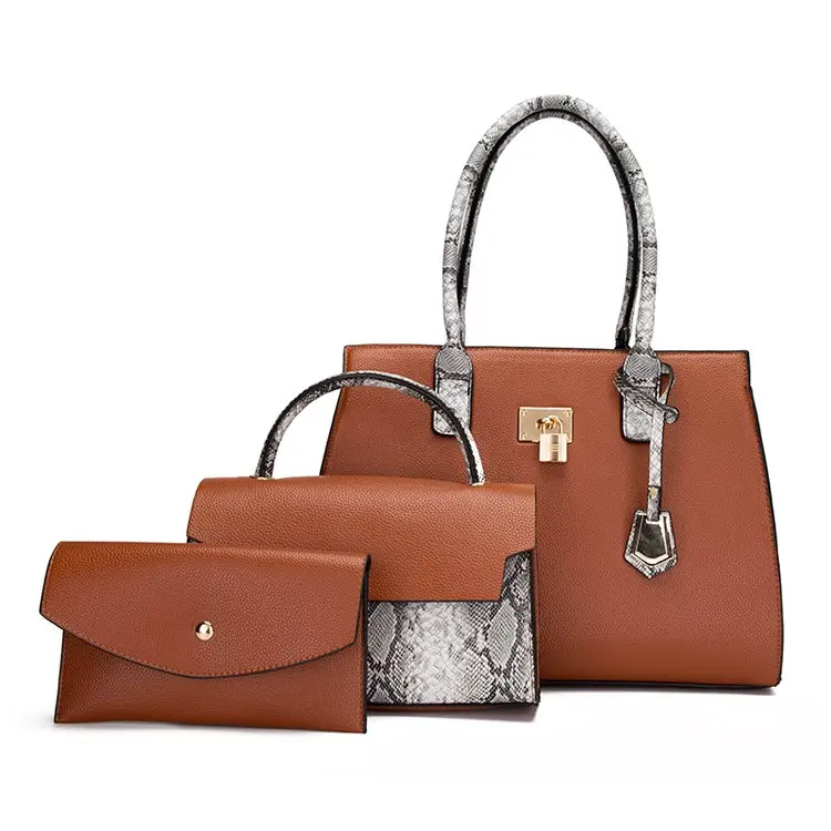 European and American retro style female new 3 pieces bag sets ladies handbag shoulder tote bag, Customized color
European and American retro style female new 3 pieces bag sets ladies handbag shoulder tote bag, Customized color