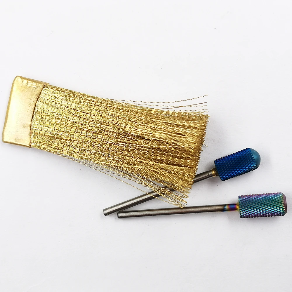 Multi-Color Nail Cuticle Cleaner Metal Nail Drill Bit Nail Brush, White;pink;yellow;purple;blue;black
Multi-Color Nail Cuticle Cleaner Metal Nail Drill Bit Nail Brush, White;pink;yellow;purple;blue;black