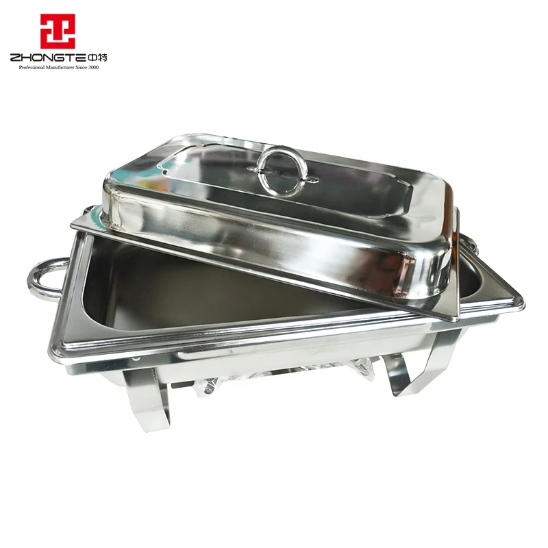 3 pan Electric buffet server Food Warmer chauffage avec Couvercles Cuisine hôte Appliance