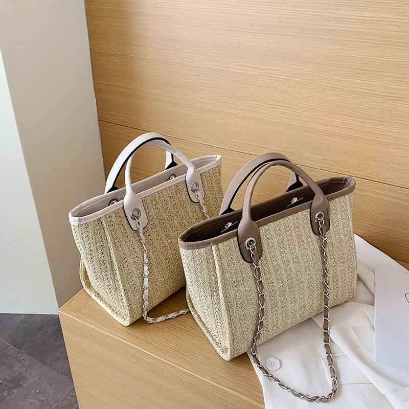 New Arrivals 2020 Fashion Spring and Summer Big Korean Square Straw Chain shoulder Crossbodys And Handbags For Women
New Arrivals 2020 Fashion Spring and Summer Big Korean Square Straw Chain shoulder Crossbodys And Handbags For Women
