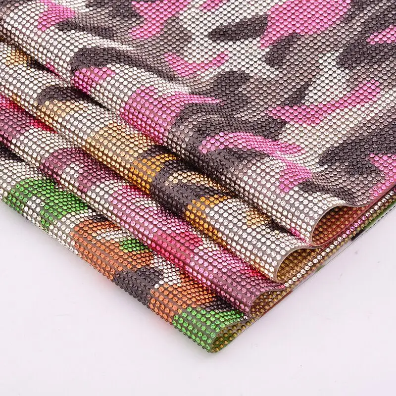 Pink leopard print Self Adhesive Glue Back Rhinestone Sheets Fabric Hotfix Trim Mesh rhinestone stickers for shoes Clothes, Various colors
Pink leopard print Self Adhesive Glue Back Rhinestone Sheets Fabric Hotfix Trim Mesh rhinestone stickers for shoes Clothes, Various colors