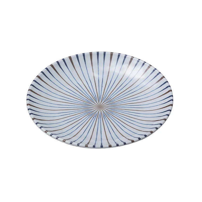 Eco-Friendly plastic 10 inch Dinnerware Service plate for Japanese restaurant, Multicolor
Eco-Friendly plastic 10 inch Dinnerware Service plate for Japanese restaurant, Multicolor