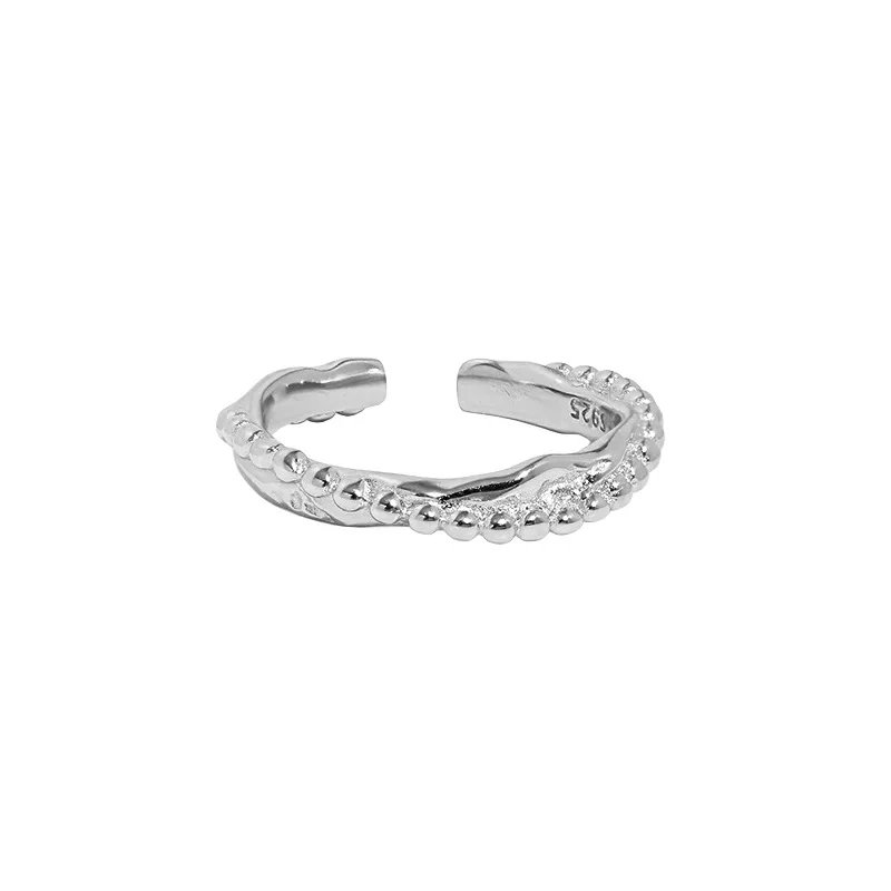 VIANRLA 925 Sterling Silver Jewelry Bead Ring Minimalism Gift Jewelry 18K Gold Open Ring For Women
VIANRLA 925 Sterling Silver Jewelry Bead Ring Minimalism Gift Jewelry 18K Gold Open Ring For Women