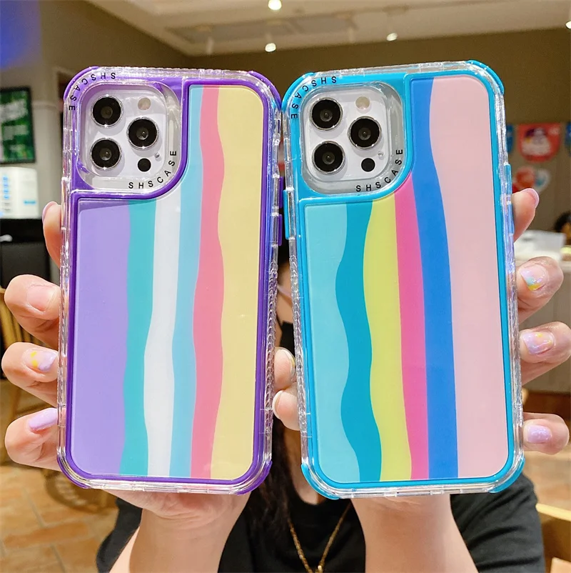 3 in 1 slider phone case Rainbow Tempered Glass Phone Case For Iphone 13 Pro 12 Max hard edge phone cover
3 in 1 slider phone case Rainbow Tempered Glass Phone Case For Iphone 13 Pro 12 Max hard edge phone cover