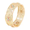 51463 High-end fashion women jewelry tibetan design 18k gold color copper bangle