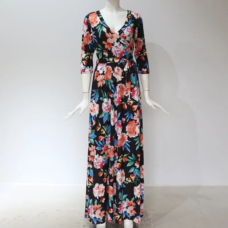 2020 New Arrival spring autumn v-neck half sleeve print chiffon high waist ankle length women ladies casual dresses
2020 New Arrival spring autumn v-neck half sleeve print chiffon high waist ankle length women ladies casual dresses