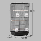 Birdcages New Large Top Birdcages Parrot Finch Macaw Breeding Bird Cage Cockatoo Bird Cage