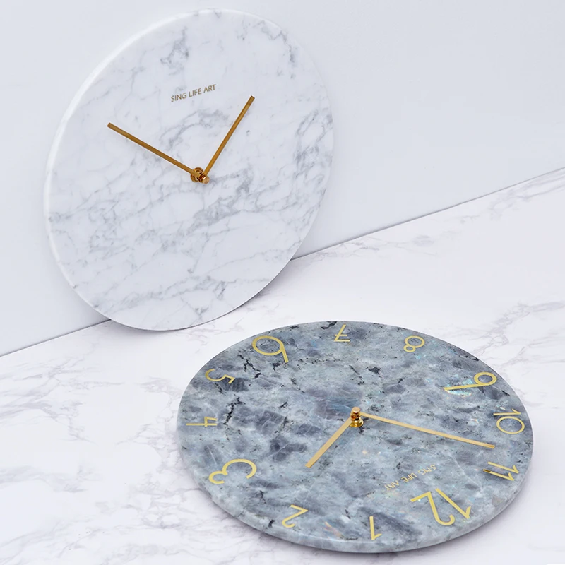 10inch Marble Modern Wall Clocks Blue Jade Hanging Clock Wall Nordic Style Customization Texture Decorative Wall Clock
10inch Marble Modern Wall Clocks Blue Jade Hanging Clock Wall Nordic Style Customization Texture Decorative Wall Clock