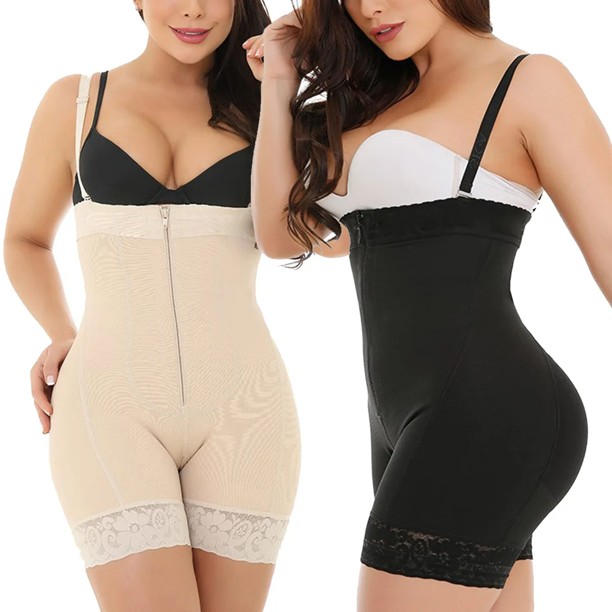 Miket High Compression Hip Lifter Shaper Lace Polyester Plus Size Shapewear For Women With Zipper, Picture
Miket High Compression Hip Lifter Shaper Lace Polyester Plus Size Shapewear For Women With Zipper, Picture