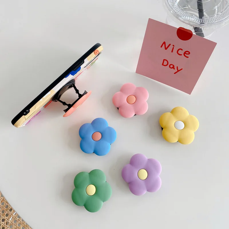 Candy Color Korea Design For Mobile Phone Accessories Flower Pattern Smart Phone Holder Bracket
Candy Color Korea Design For Mobile Phone Accessories Flower Pattern Smart Phone Holder Bracket