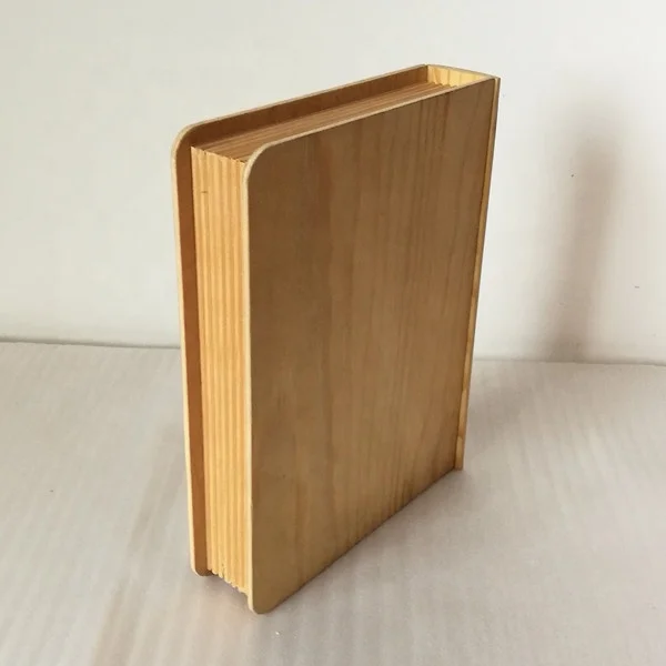 wooden book box