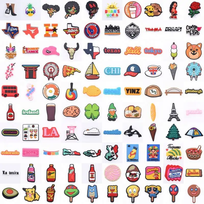 2022 New Wholesale PVC croc charms Custom designer charms for croc sandals charms and bracelet gifts for kids
2022 New Wholesale PVC croc charms Custom designer charms for croc sandals charms and bracelet gifts for kids