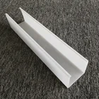 Led Cover U Shape With Wide 60.7mm Polycarbonate Milky Led Light Cover