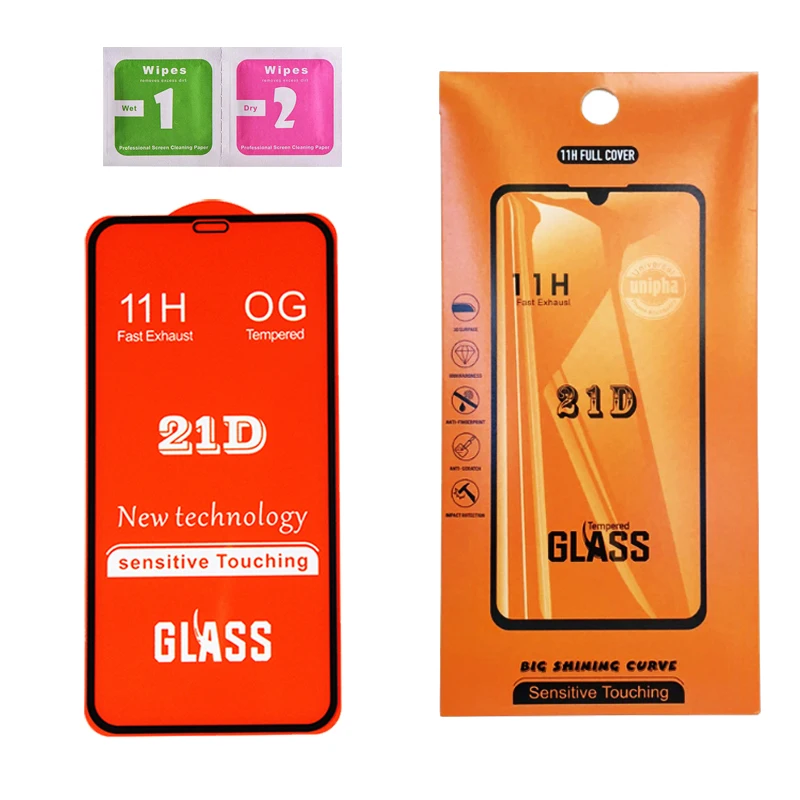 

newest Amazon Hot sale 21h mobile phone tempered glass screen protector for iPhone 11 12 x xr 11Pro max 12pro