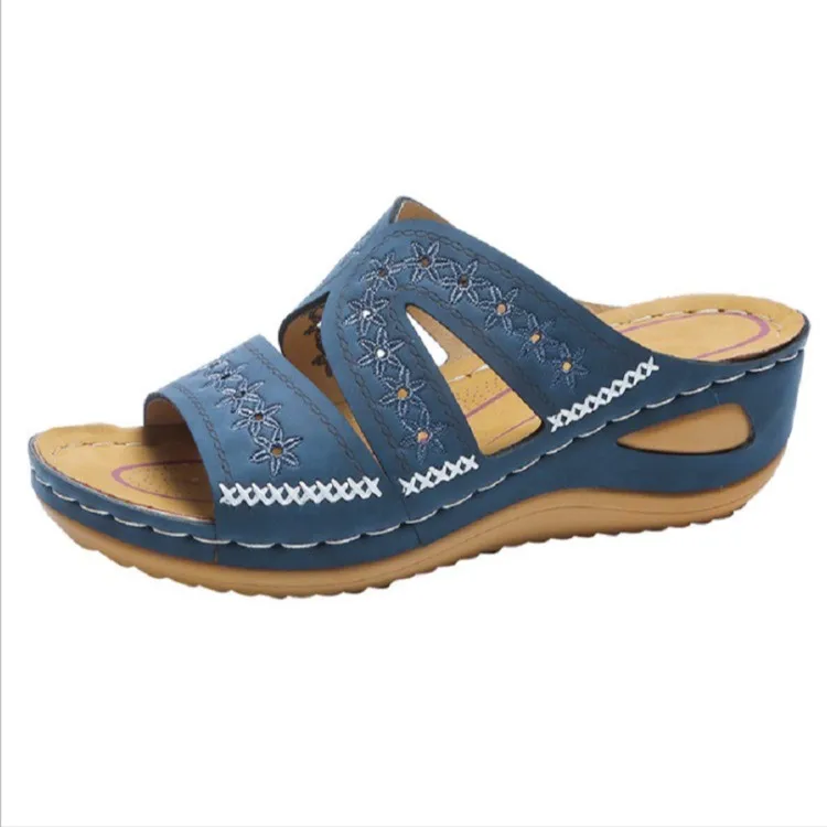 2021 Summer Women Wedge Sandals Premium Orthopedic Open Toe Sandals Vintage Anti-slip Leather Casual Female Platform Retro Shoes, Picture
2021 Summer Women Wedge Sandals Premium Orthopedic Open Toe Sandals Vintage Anti-slip Leather Casual Female Platform Retro Shoes, Picture