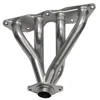 4-into-1 systems features a unique trapezoidal design Performance exhaust Header Manifold with grinding wheel brushed surface