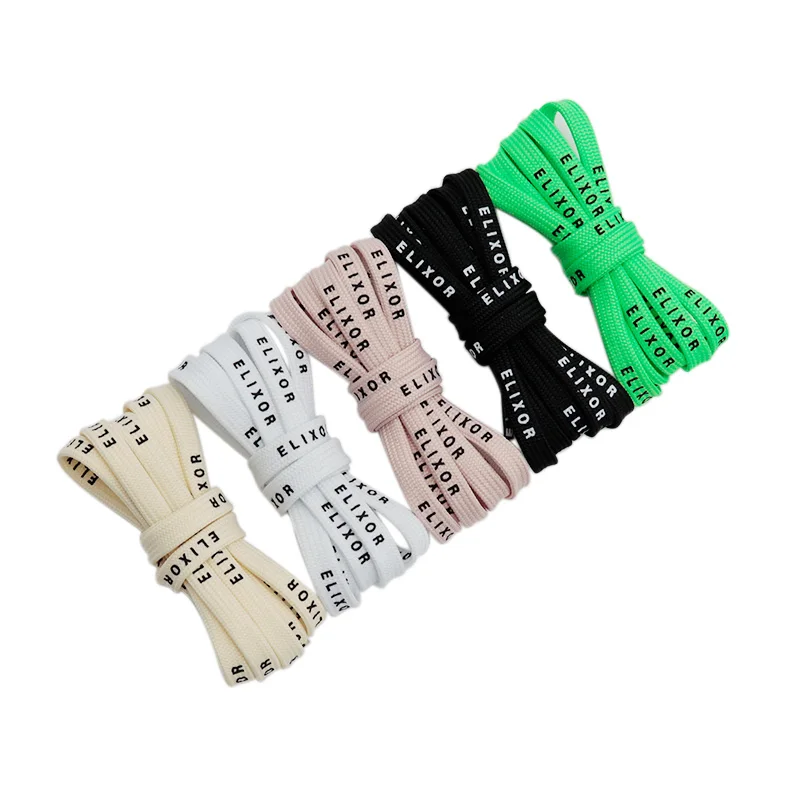 Weiou Professional Lace Supplier New Arrive Trendy Printed Letter High Quality Flat Strings Colorful Polyester Shoe Laces, Customized
Weiou Professional Lace Supplier New Arrive Trendy Printed Letter High Quality Flat Strings Colorful Polyester Shoe Laces, Customized