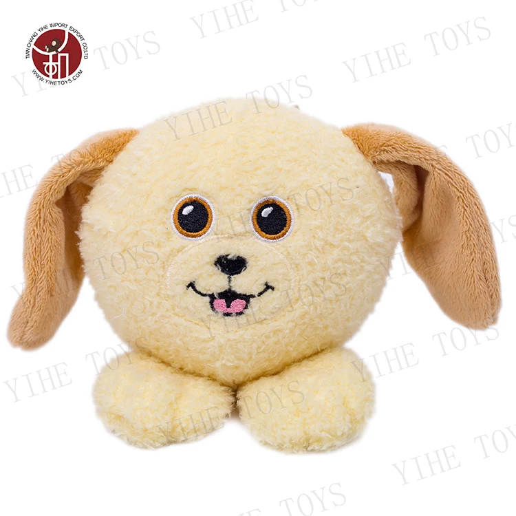 Beautifully Shaped Custom Plush Toy Rabbit Hair Animal Head Key Buckle
