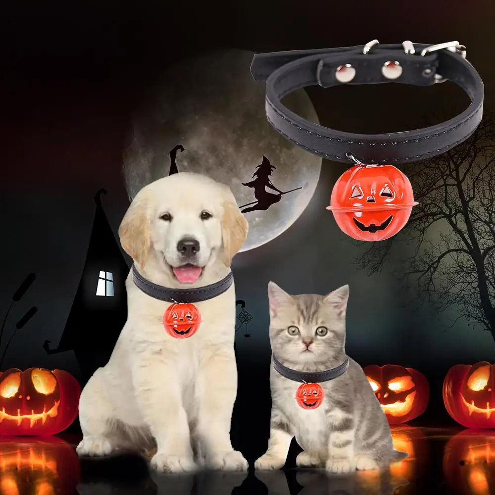 DIVTOP 2021 Halloween Custom Decorations Pumpkin Collar Bell Pet Accessories, Easy Wear Adjustable Buckle Dog Cat Collar., Black
DIVTOP 2021 Halloween Custom Decorations Pumpkin Collar Bell Pet Accessories, Easy Wear Adjustable Buckle Dog Cat Collar., Black