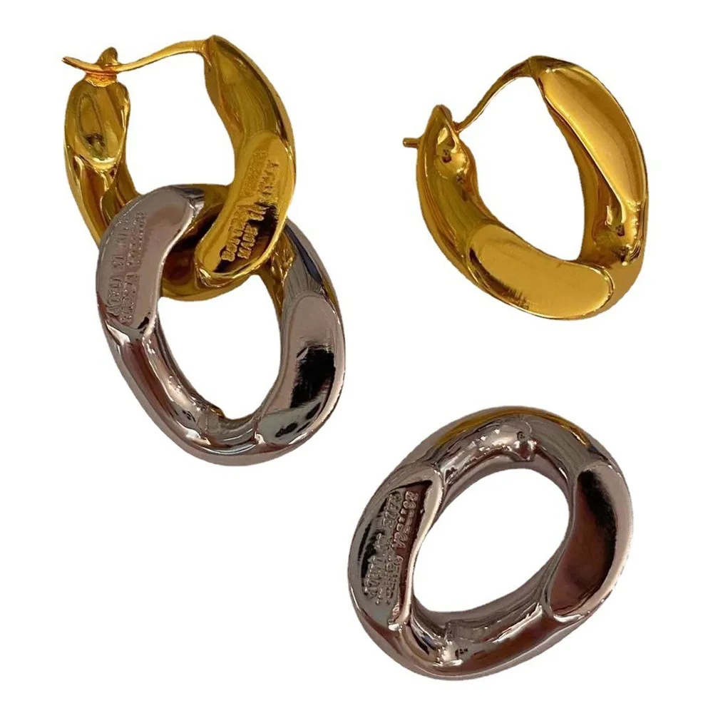 New gold and silver contrast irregular geometric earrings gold-plated silver patchwork cool style earrings Wholesale
New gold and silver contrast irregular geometric earrings gold-plated silver patchwork cool style earrings Wholesale