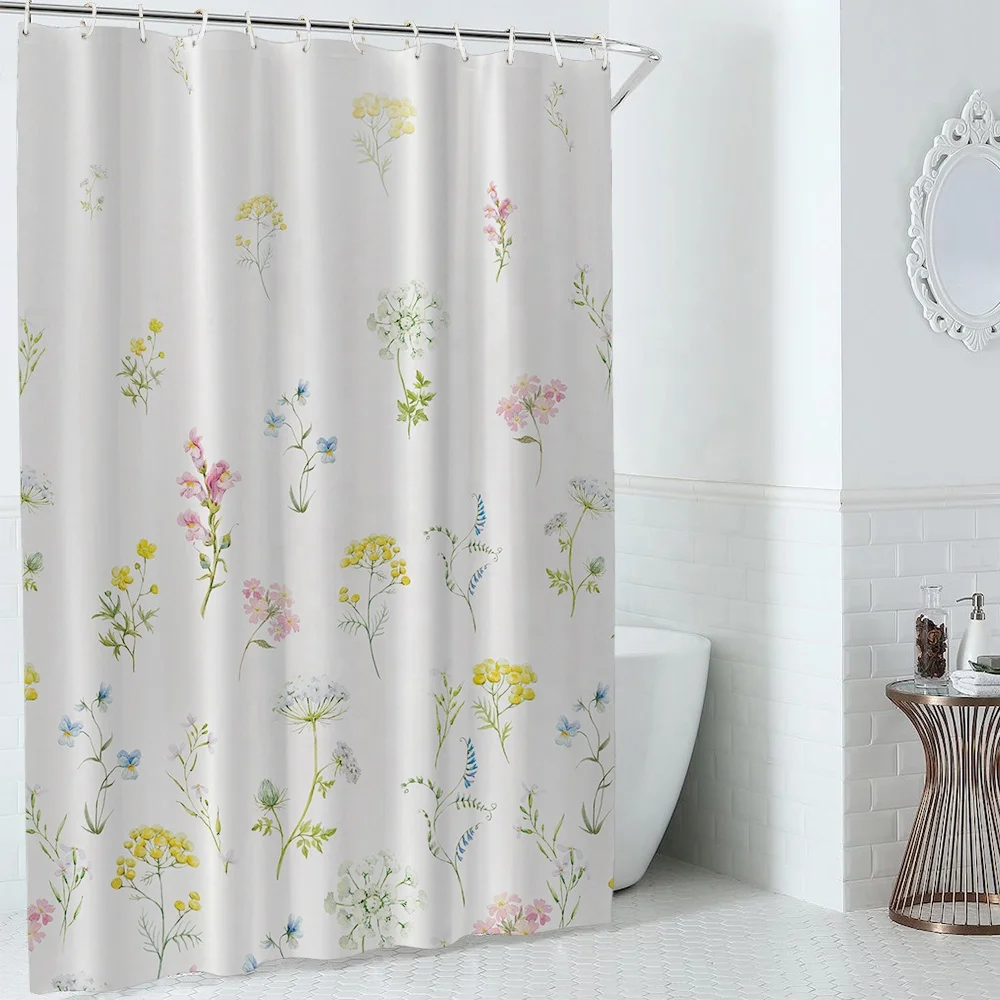 i@home 72x72 Inch Machine Washable Waterproof Flower Painting Bathroom Shower Curtain, Picture
i@home 72x72 Inch Machine Washable Waterproof Flower Painting Bathroom Shower Curtain, Picture