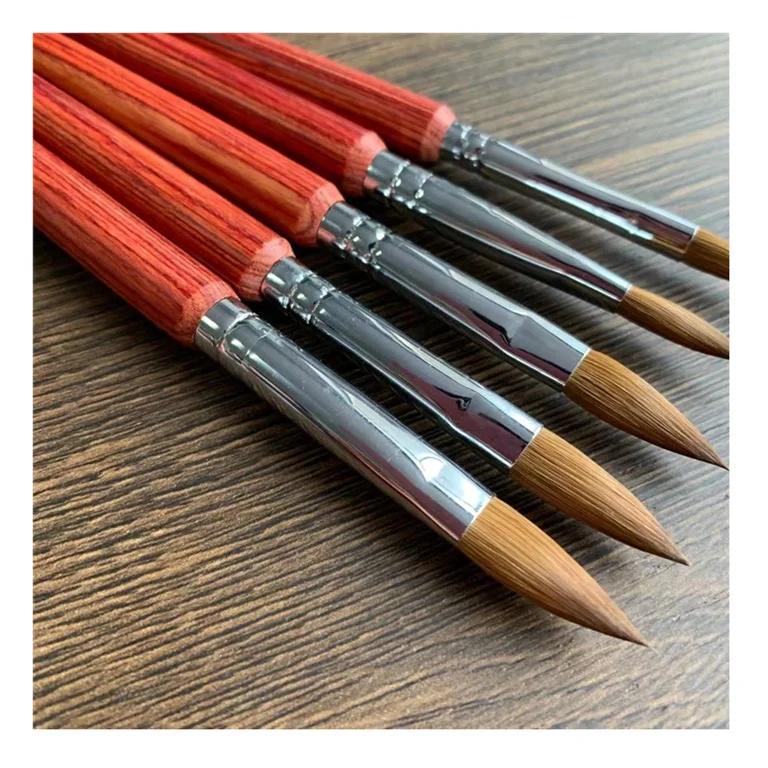 Private label Pure Kolinsky Hair Acrylic Nail Art Brush size 4-20 nail brush with wooden handle
Private label Pure Kolinsky Hair Acrylic Nail Art Brush size 4-20 nail brush with wooden handle