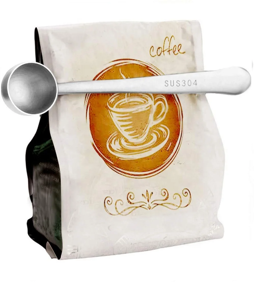 Multifunction 304 Silver Long Handle Metal Coffee Bag Scoop Clip 18/8 Stainless Steel Tea Coffee Measuring Spoon clips
Multifunction 304 Silver Long Handle Metal Coffee Bag Scoop Clip 18/8 Stainless Steel Tea Coffee Measuring Spoon clips