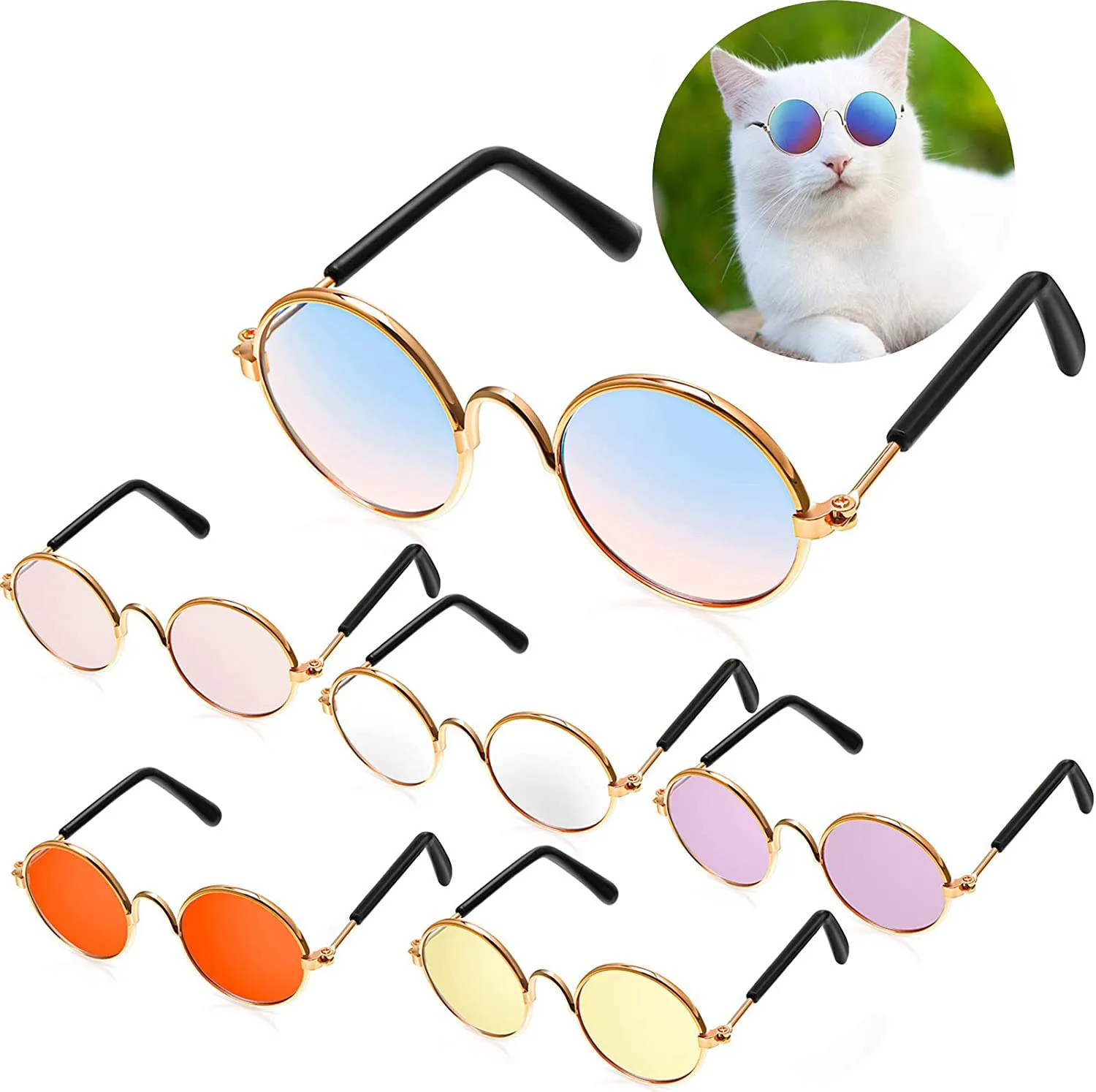 cat Pet dog cat sunglasses small and medium-sized universal sun protection glasses available in many colors
cat Pet dog cat sunglasses small and medium-sized universal sun protection glasses available in many colors